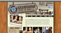 Desktop Screenshot of eastboundbarandgrill.com